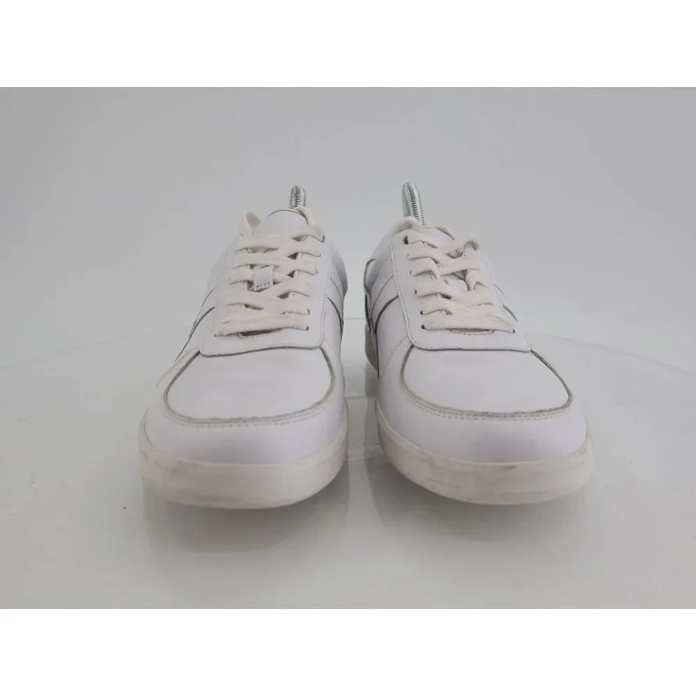 Tory Burch Hank Court Sneakers Womens 11M White Leather Lace Up Shoes